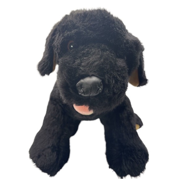 Build A Bear Black Plush LAB DOG Labrador BABW Retired  P10 - Picture 1 of 8